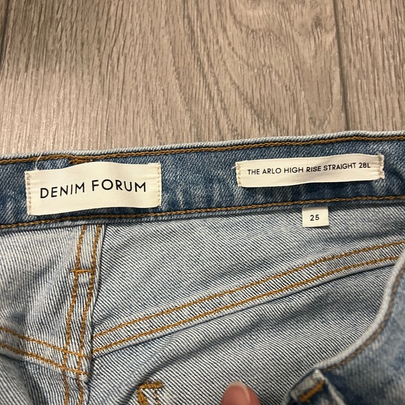 Arlo High-Rise Straight Jeans (size 25) - Picture 5 of 8